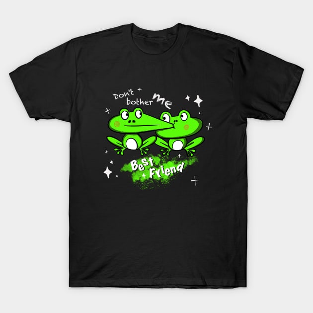 Best friend frog funny T-Shirt by Nine Tailed Cat